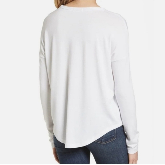 Rag & bone basic Long Sleeved Pullover Shirt White Size XS - Picture 2 of 15